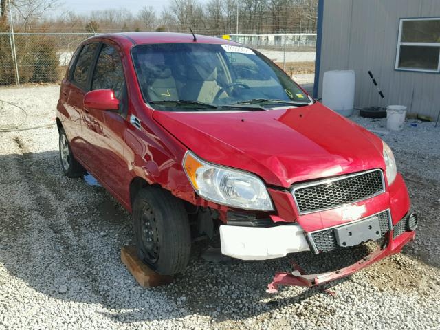 KL1TD6DE4BB150167 - 2011 CHEVROLET AVEO LS RED photo 1