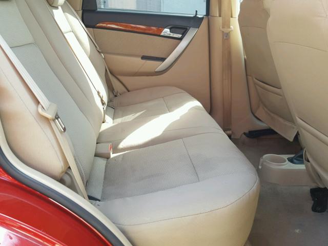 KL1TD6DE4BB150167 - 2011 CHEVROLET AVEO LS RED photo 6