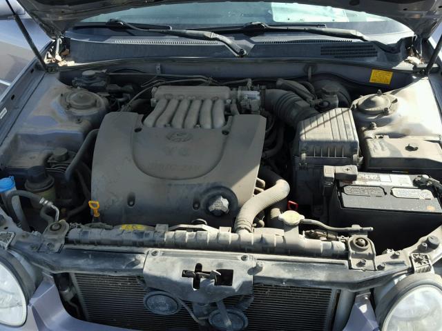 KMHWF35H45A206394 - 2005 HYUNDAI SONATA GLS GRAY photo 7