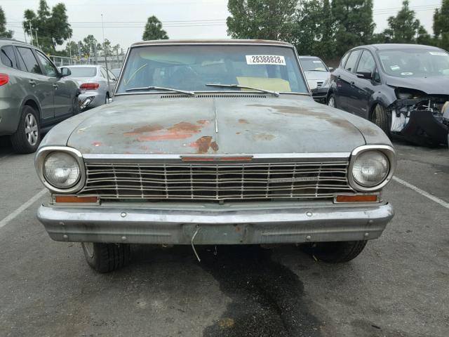 40469W125743 - 1964 CHEVROLET NOVA GREEN photo 9