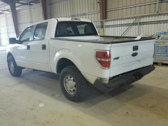 1FTEW1C84AFA63659 - 2010 FORD F150 SUPER WHITE photo 3