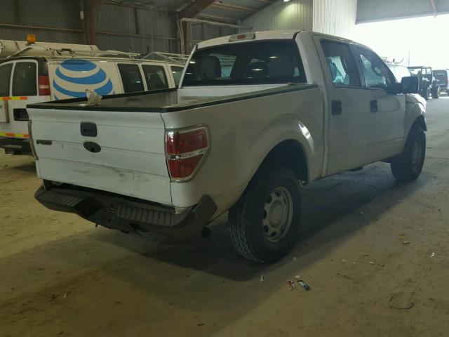 1FTEW1C84AFA63659 - 2010 FORD F150 SUPER WHITE photo 4