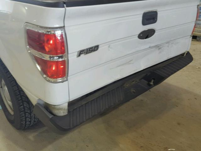 1FTEW1C84AFA63659 - 2010 FORD F150 SUPER WHITE photo 9