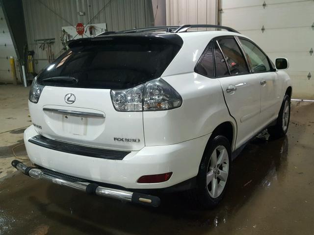 2T2HA31U05C063725 - 2005 LEXUS RX 330 WHITE photo 4