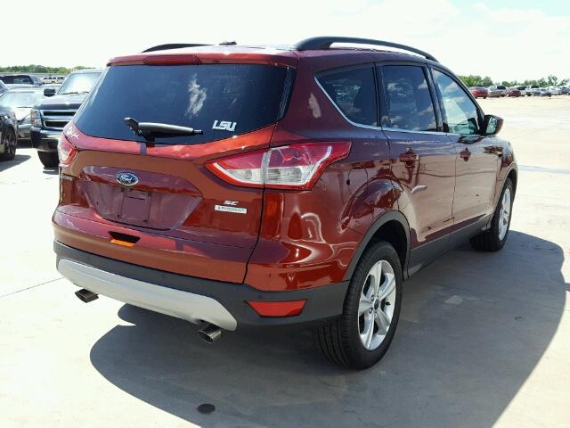 1FMCU0GX4EUB71575 - 2014 FORD ESCAPE SE ORANGE photo 4