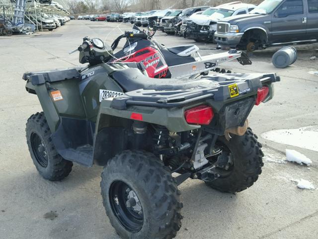 4XASEE573FA229747 - 2015 POLARIS SPORTSMAN GREEN photo 3