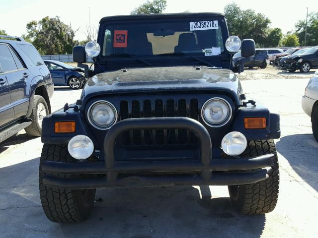 1J4FA39S23P341533 - 2003 JEEP WRANGLER C BLACK photo 9