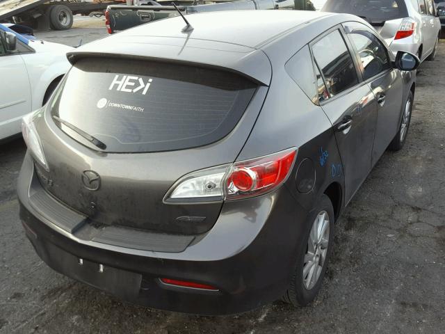 JM1BL1L84D1705214 - 2013 MAZDA 3 I CHARCOAL photo 4