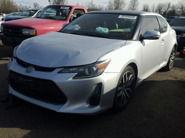 JTKJF5C74E3072598 - 2014 TOYOTA SCION TC 银色 照片 2