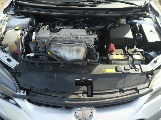 JTKJF5C74E3072598 - 2014 TOYOTA SCION TC 银色 照片 7