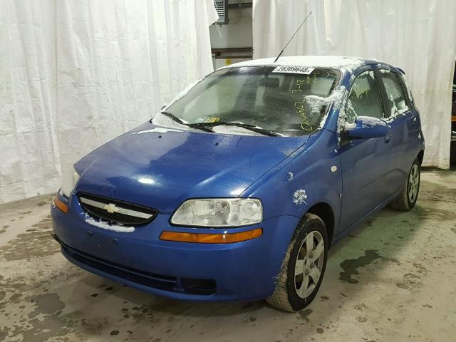 KL1TD66698B060317 - 2008 CHEVROLET AVEO BASE Mavi foto 2