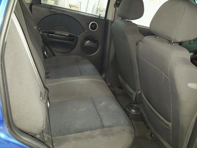 KL1TD66698B060317 - 2008 CHEVROLET AVEO BASE Mavi foto 6