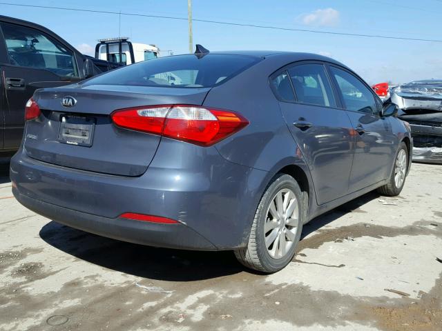 KNAFX4A61G5602237 - 2016 KIA FORTE LX TAN photo 4