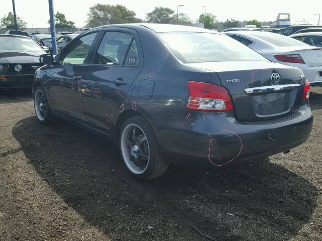 JTDBT923671048473 - 2007 TOYOTA YARIS GRAY photo 3