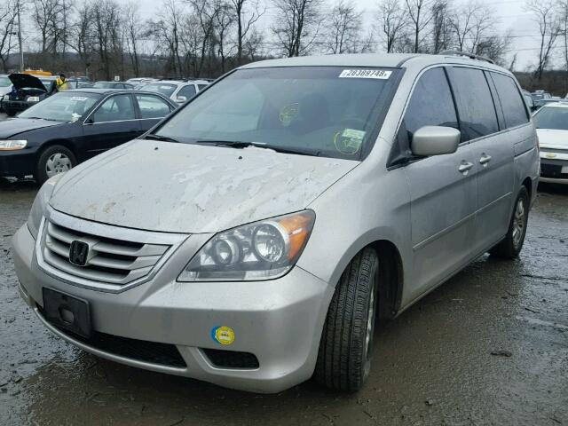 5FNRL38439B006378 - 2009 HONDA ODYSSEY EX SILVER photo 2