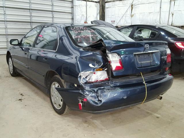 1HGCD5633VA140661 - 1997 HONDA ACCORD LX BLUE photo 3