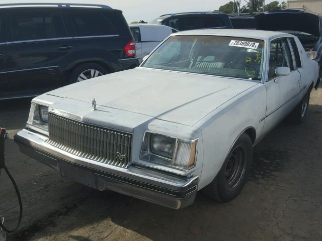 4J47A9Z106944 - 1979 BUICK REGAL SILVER photo 2