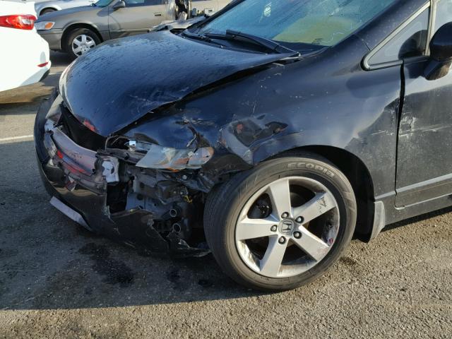 1HGFA16826L060784 - 2006 HONDA CIVIC EX შავი ფოტო 9