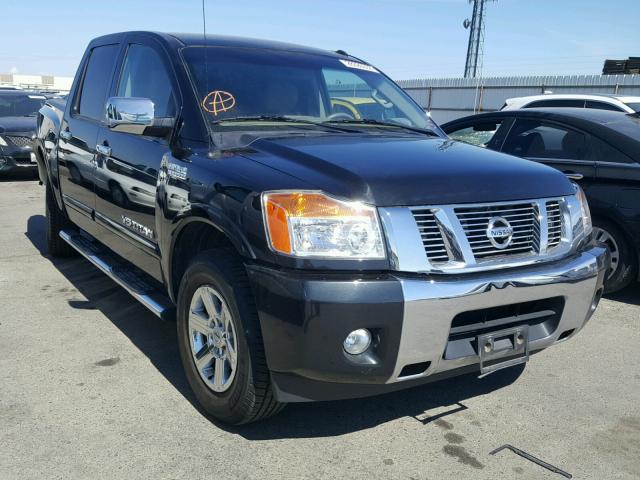 1N6AA0ED6FN500895 - 2015 NISSAN TITAN S BLACK photo 1