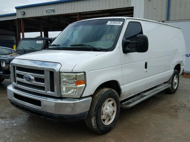 1FTNE24W18DA66658 - 2008 FORD ECONOLINE WHITE photo 2