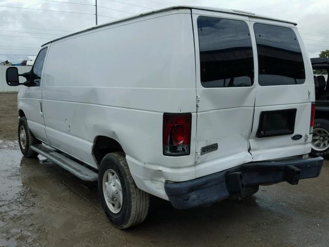 1FTNE24W18DA66658 - 2008 FORD ECONOLINE WHITE photo 3