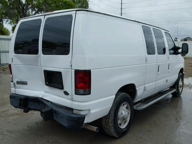 1FTNE24W18DA66658 - 2008 FORD ECONOLINE WHITE photo 4