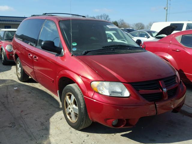 2D4GP44L86R898130 - 2006 DODGE GRAND CARA RED photo 1