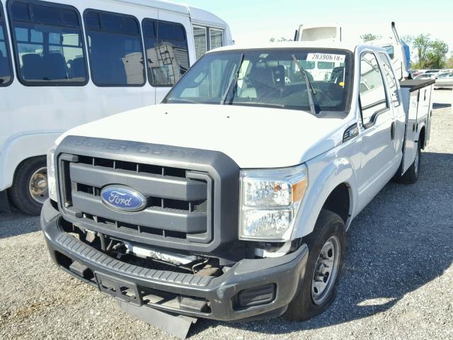 1FT7X2A61FEC68186 - 2015 FORD F250 SUPER WHITE photo 2