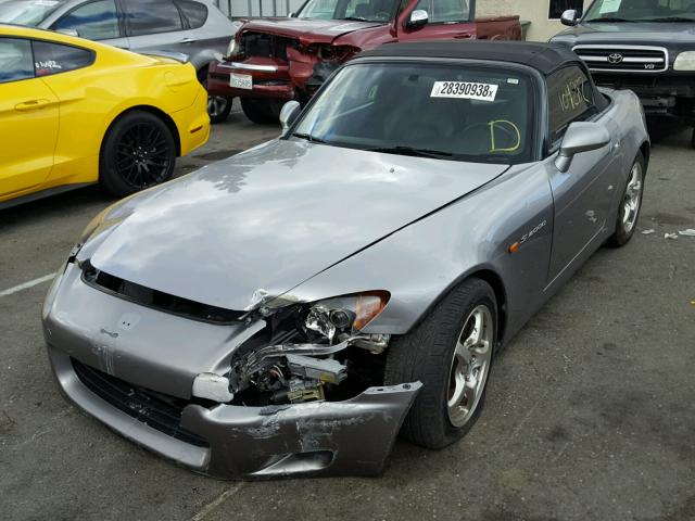 JHMAP11483T003639 - 2003 HONDA S2000 SILVER photo 2