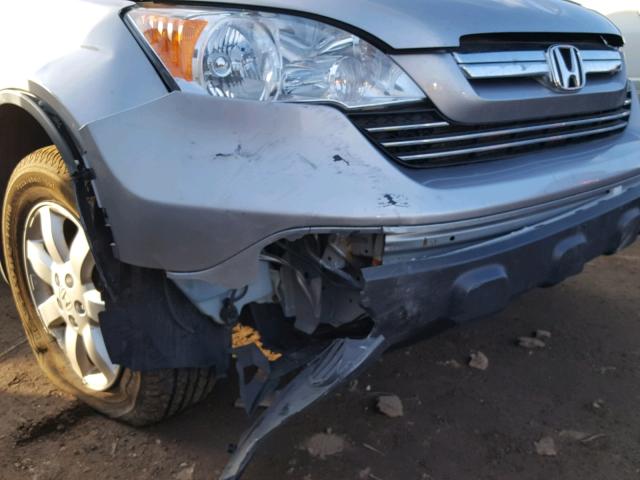 JHLRE487X7C034220 - 2007 HONDA CR-V EXL SILVER photo 9