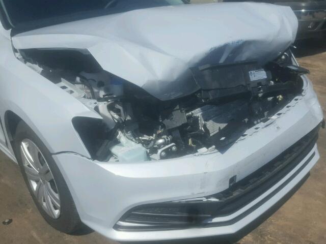 3VW2B7AJ6HM413923 - 2017 VOLKSWAGEN JETTA S 白色 照片 9