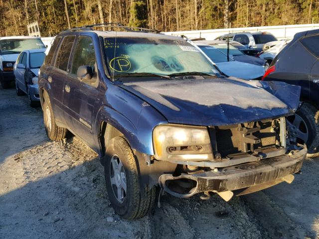 1GNDT13S622387115 - 2002 CHEVROLET TRAILBLAZE BLUE photo 1