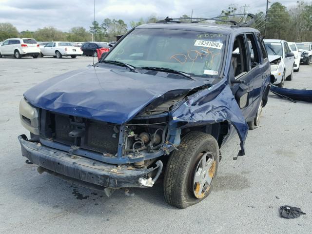 1GNDT13S622387115 - 2002 CHEVROLET TRAILBLAZE BLUE photo 2