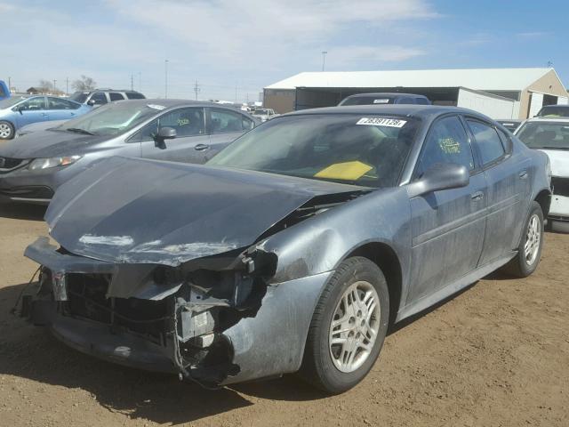 2G2WP522341351274 - 2004 PONTIAC GRAND PRIX CHARCOAL photo 2