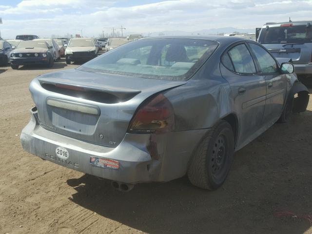 2G2WP522341351274 - 2004 PONTIAC GRAND PRIX CHARCOAL photo 4