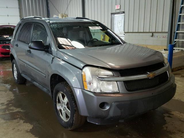 2CNDL13F866197493 - 2006 CHEVROLET EQUINOX LS GRAY photo 1