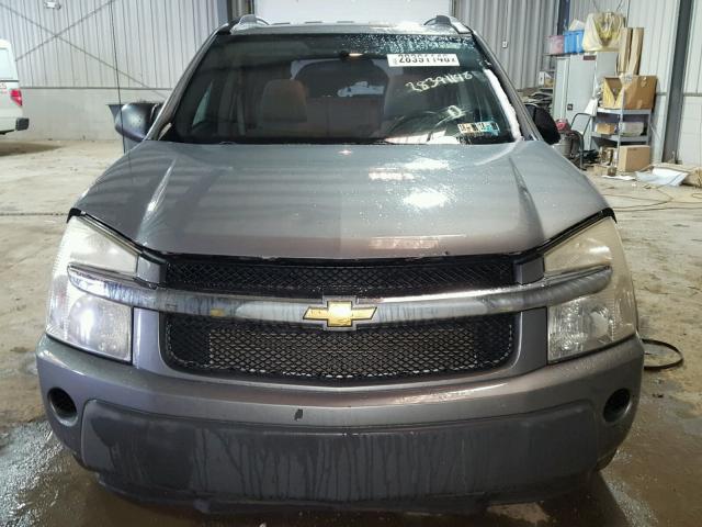 2CNDL13F866197493 - 2006 CHEVROLET EQUINOX LS GRAY photo 9