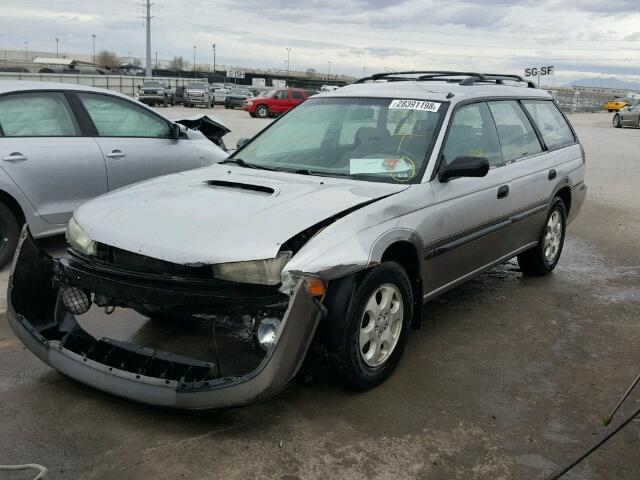 4S3BG6851X7622146 - 1999 SUBARU LEGACY OUT SILVER photo 2