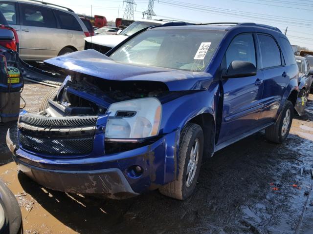 2CNDL63F956018633 - 2005 CHEVROLET EQUINOX LT BLUE photo 2