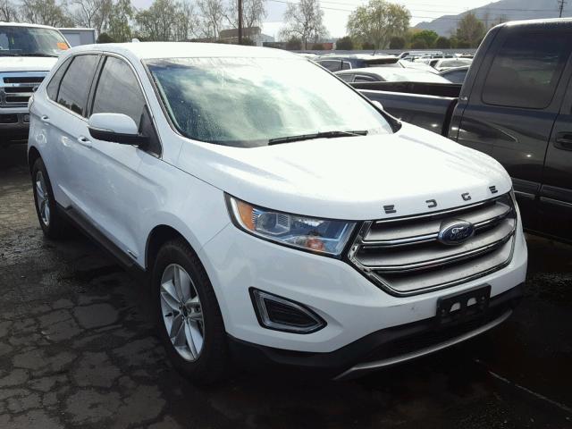 2FMPK3J92GBC42963 - 2016 FORD EDGE SEL WHITE photo 1