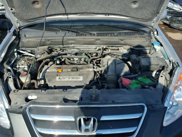 JHLRD78825C006986 - 2005 HONDA CR-V EX SILVER photo 7