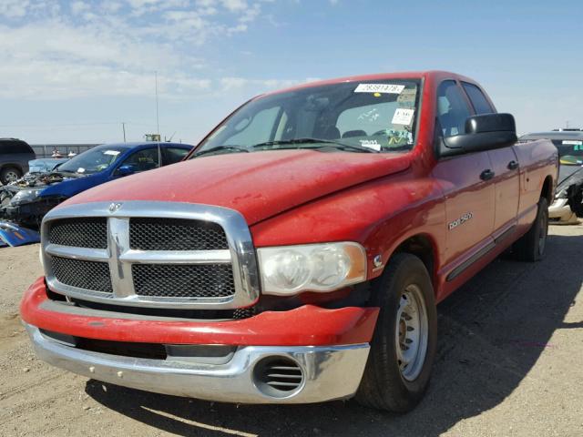 3D7KR28C95G866314 - 2005 DODGE RAM 2500 S RED photo 2