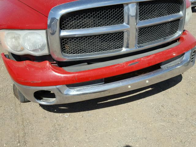 3D7KR28C95G866314 - 2005 DODGE RAM 2500 S RED photo 9