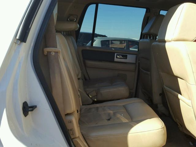 1FMFU17538LA76906 - 2008 FORD EXPEDITION WHITE photo 6