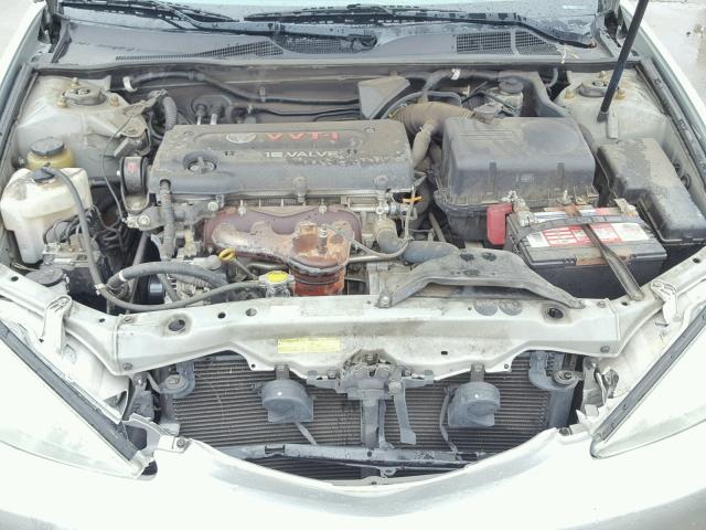 4T1BE30K04U295852 - 2004 TOYOTA CAMRY LE SILVER photo 7