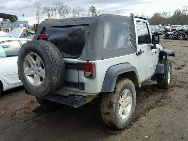 1J4AA2D14AL121348 - 2010 JEEP WRANGLER S SILVER photo 4