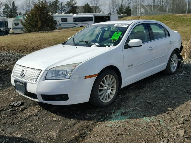 3MEHM02107R632678 - 2007 MERCURY MILAN PREM WHITE photo 2