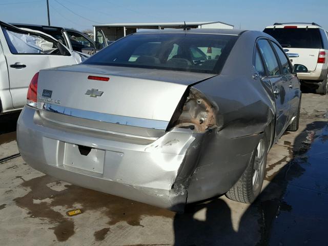 2G1WB58N081320526 - 2008 CHEVROLET IMPALA LS SILVER photo 4