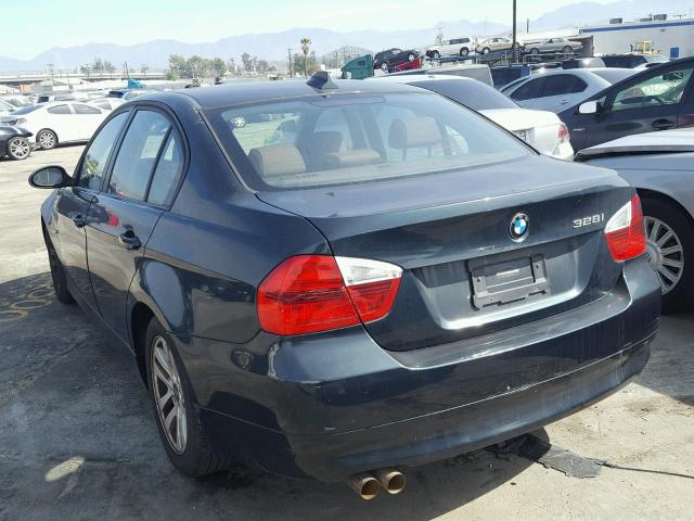 WBAVC53537FZ73251 - 2007 BMW 328 I SULE BLUE photo 3