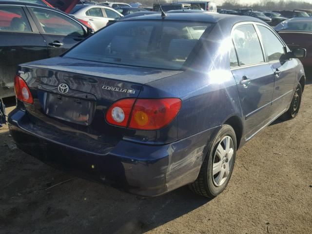 JTDBR32E230050945 - 2003 TOYOTA COROLLA CE BLUE photo 4